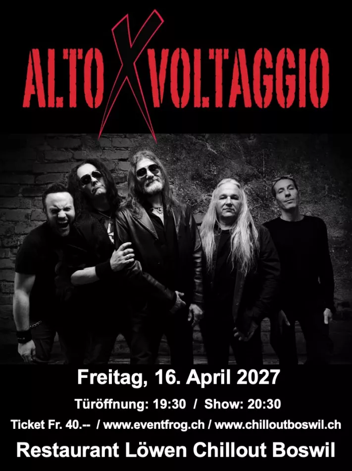 ALTO X VOLTAGGIO im Chillout