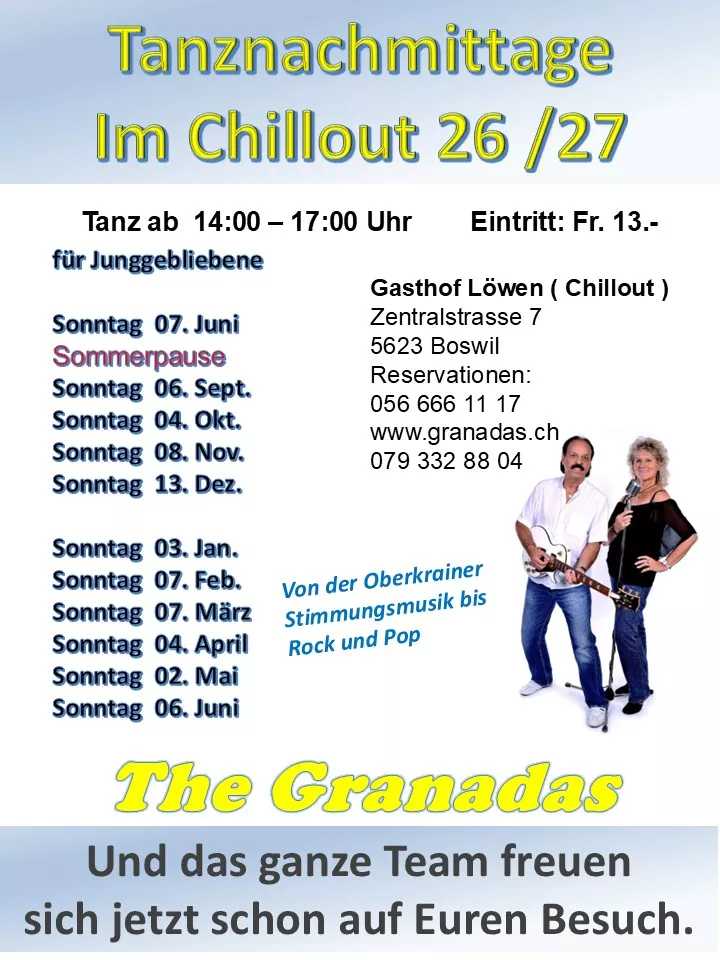 Tanznachmittag im Chillout